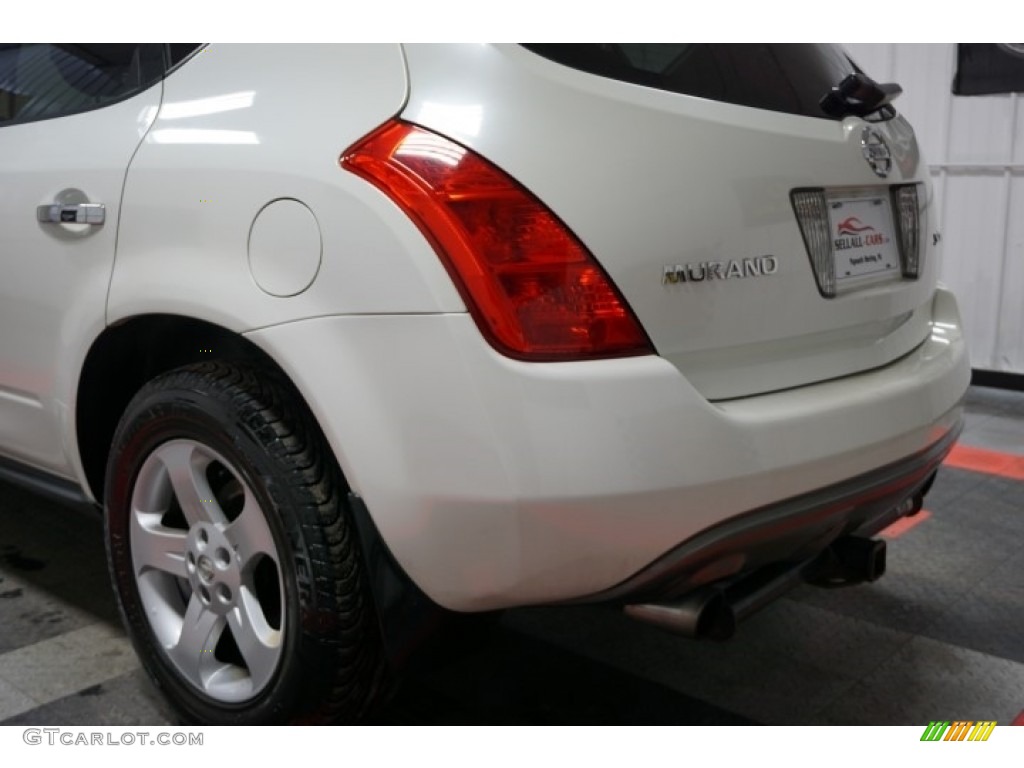 2004 Murano SL AWD - Glacier Pearl White / Charcoal photo #66