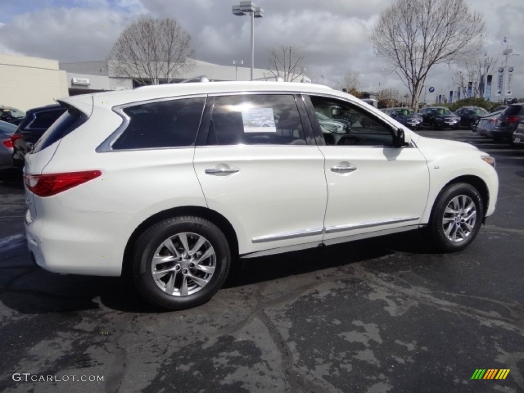 2015 QX60 3.5 AWD - Majestic White / Graphite photo #7