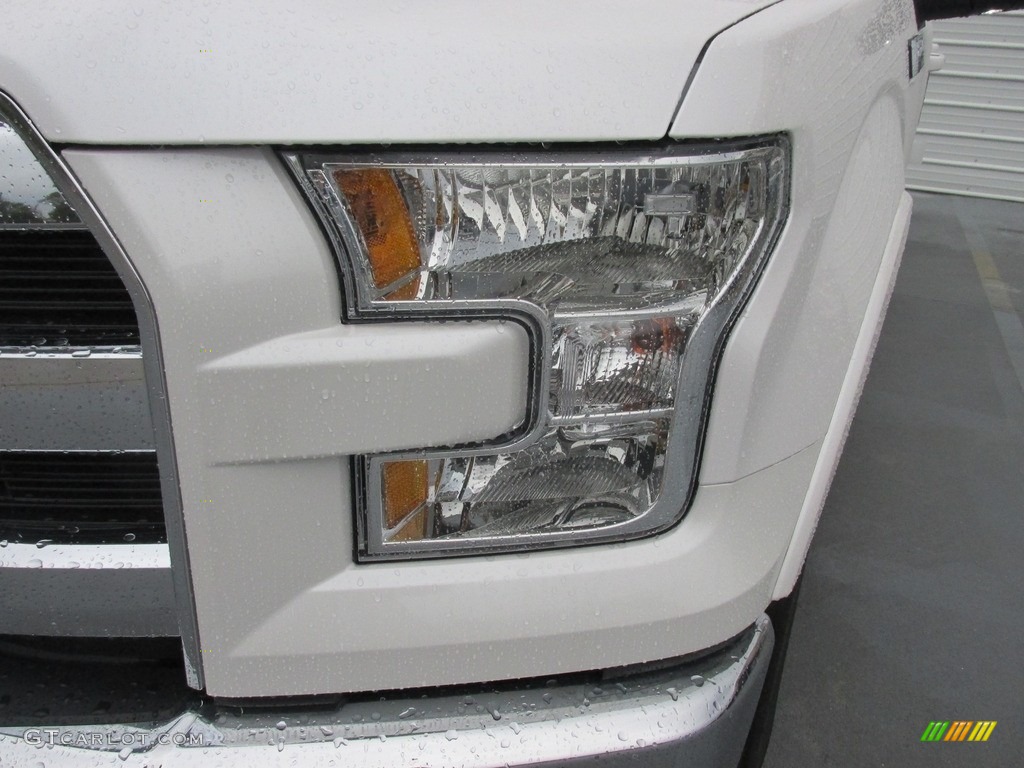 2016 F150 Lariat SuperCrew - White Platinum / Black photo #9