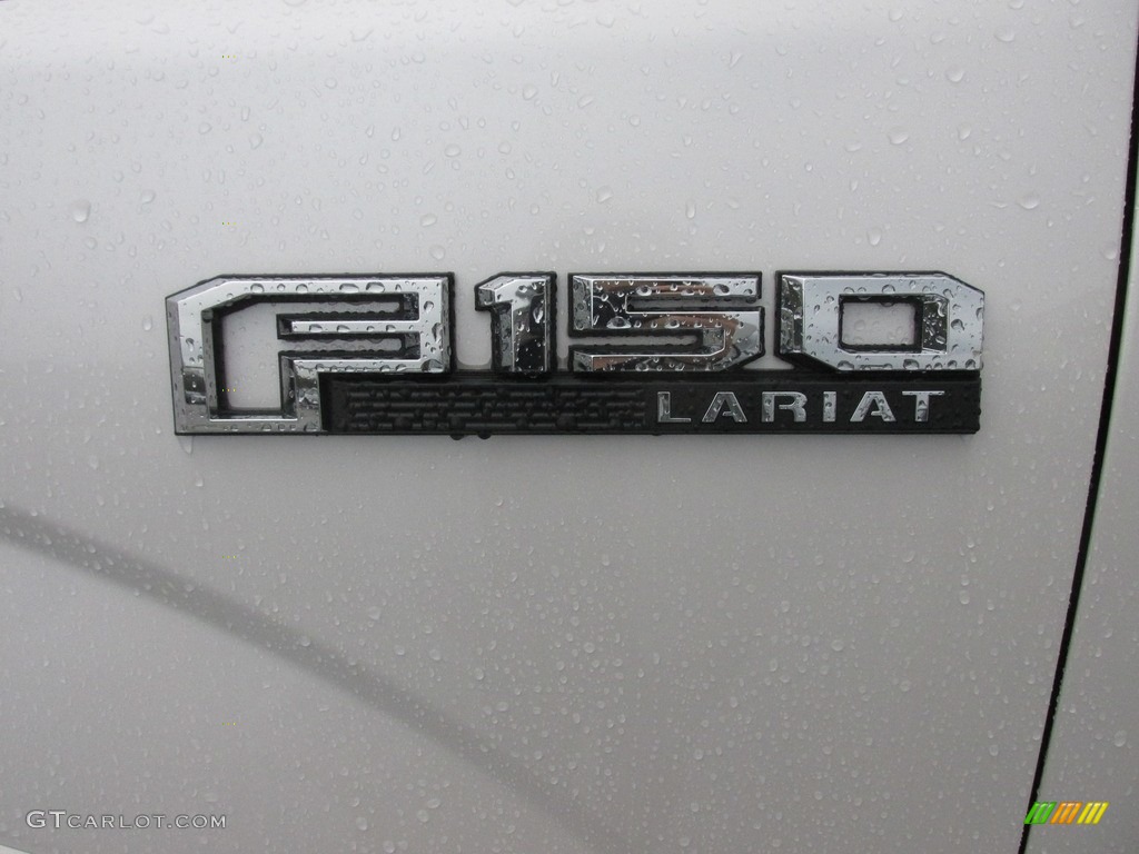 2016 F150 Lariat SuperCrew - White Platinum / Black photo #13
