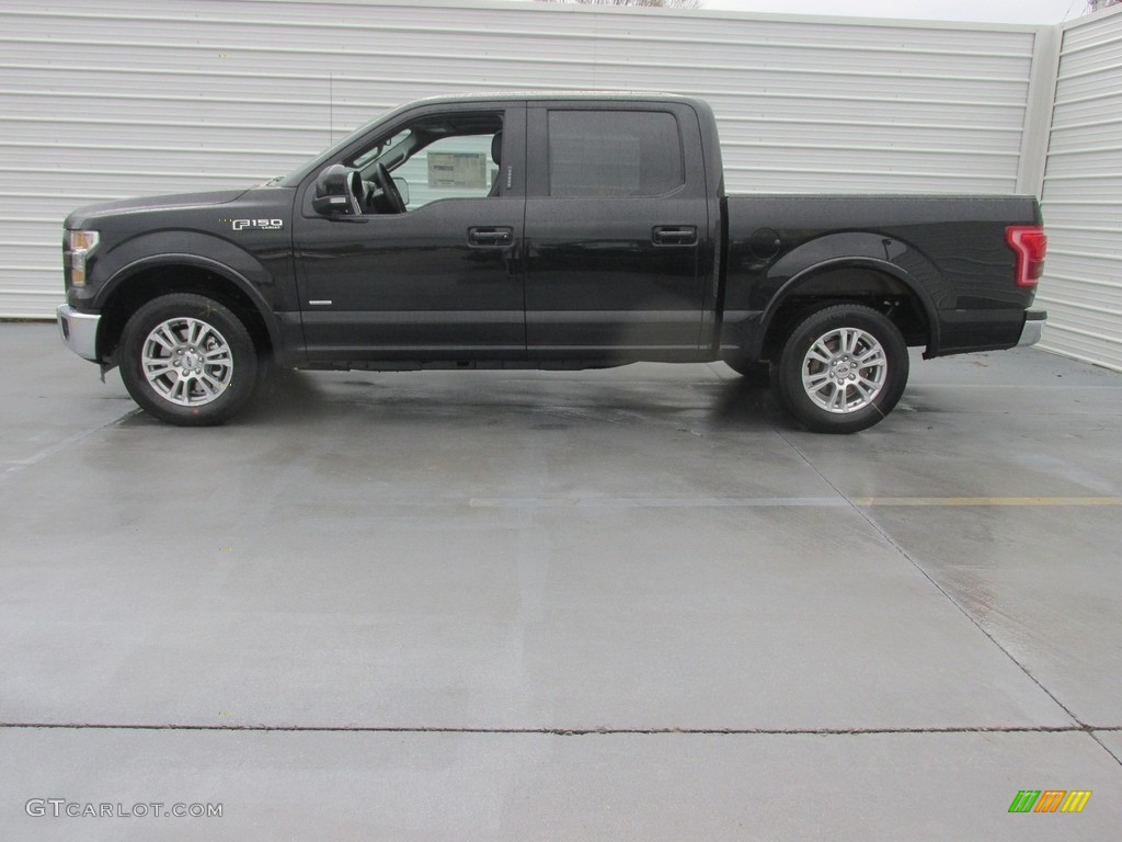 2016 F150 Lariat SuperCrew - Shadow Black / Black photo #6