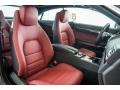 Red/Black 2016 Mercedes-Benz E 400 4Matic Coupe Interior Color