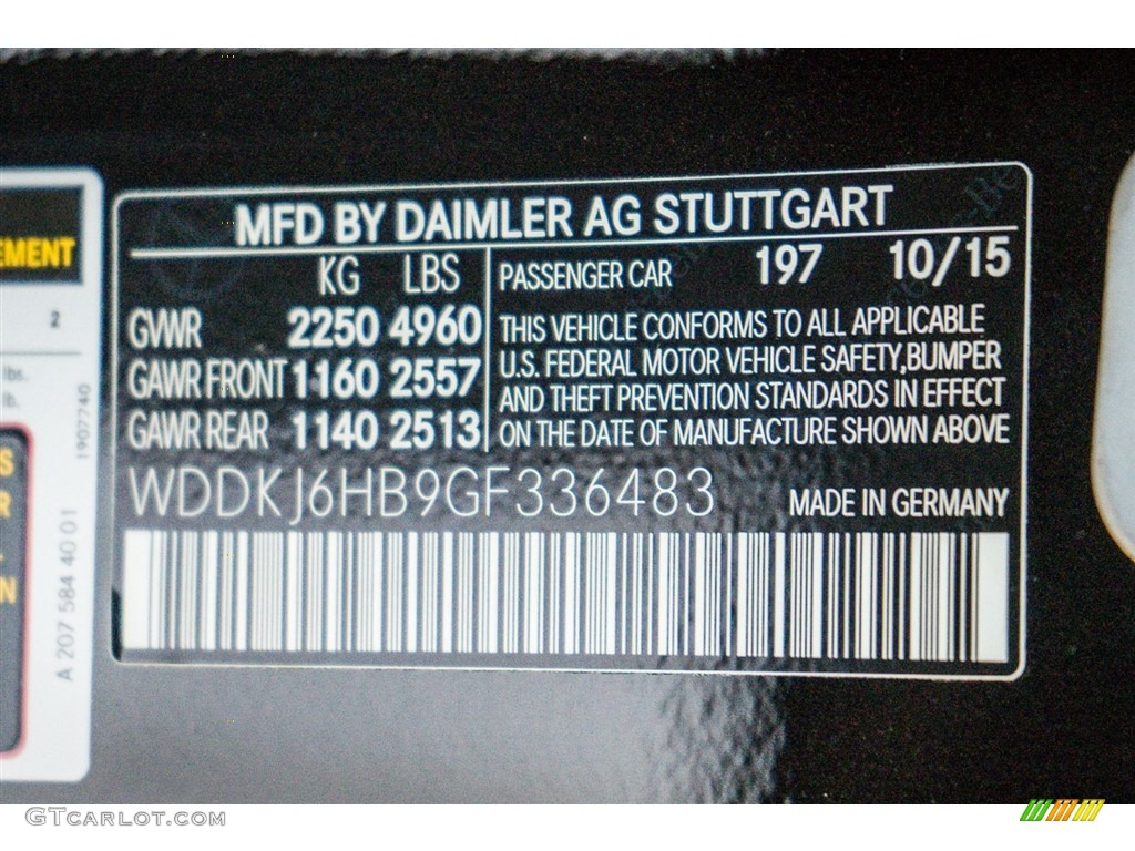2016 E 400 4Matic Coupe - Obsidian Black Metallic / Red/Black photo #6