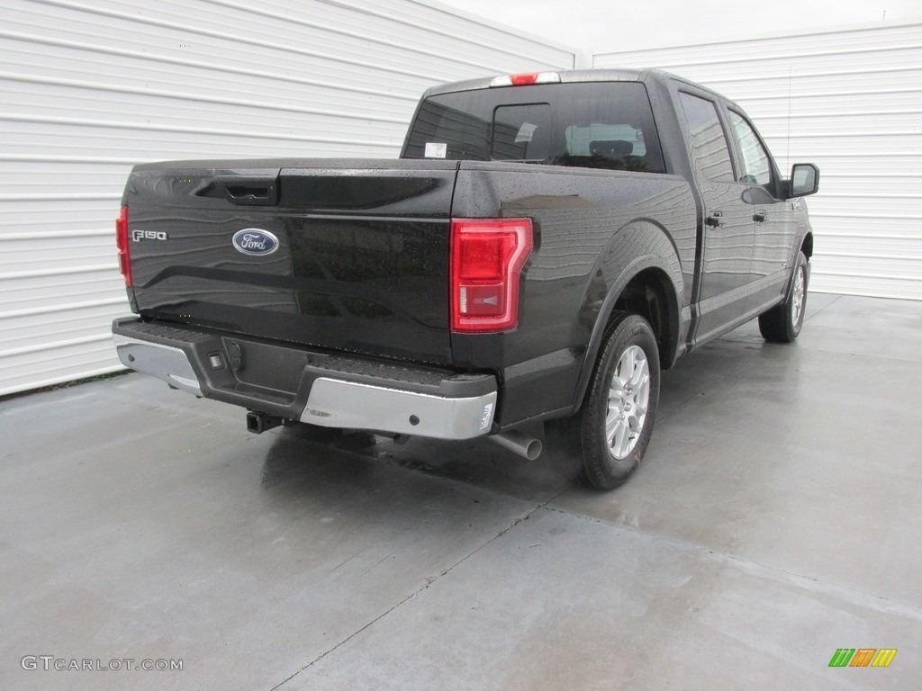 2016 F150 Lariat SuperCrew - Shadow Black / Black photo #4