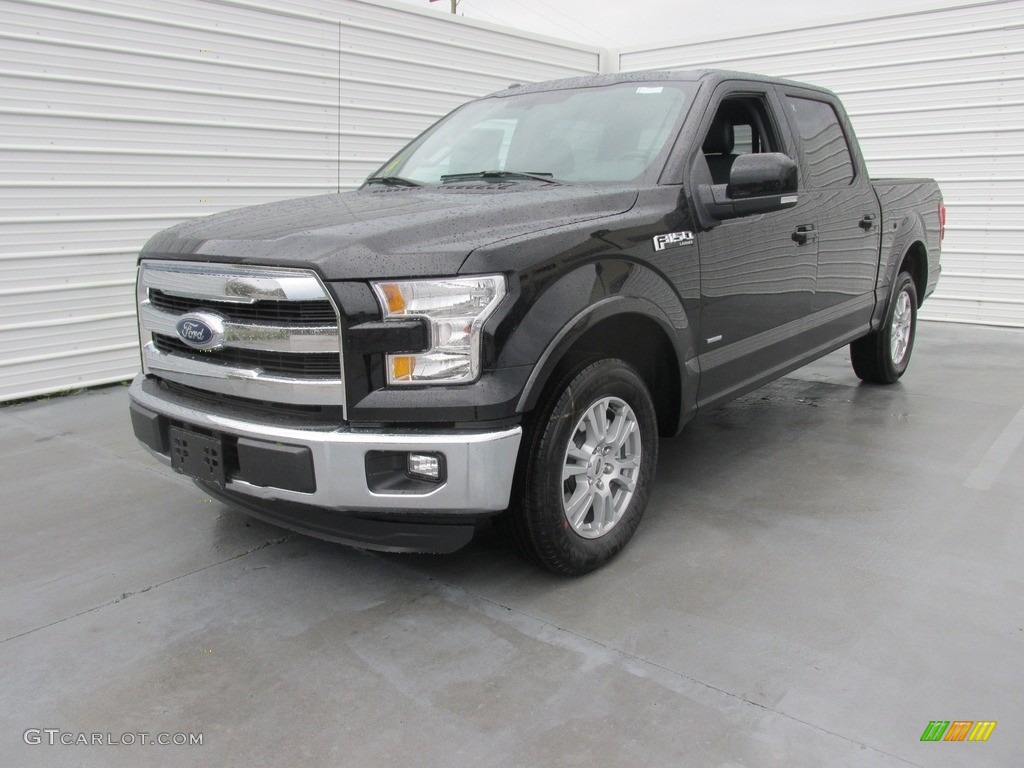 2016 F150 Lariat SuperCrew - Shadow Black / Black photo #7