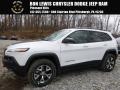 2016 Bright White Jeep Cherokee Trailhawk 4x4  photo #1