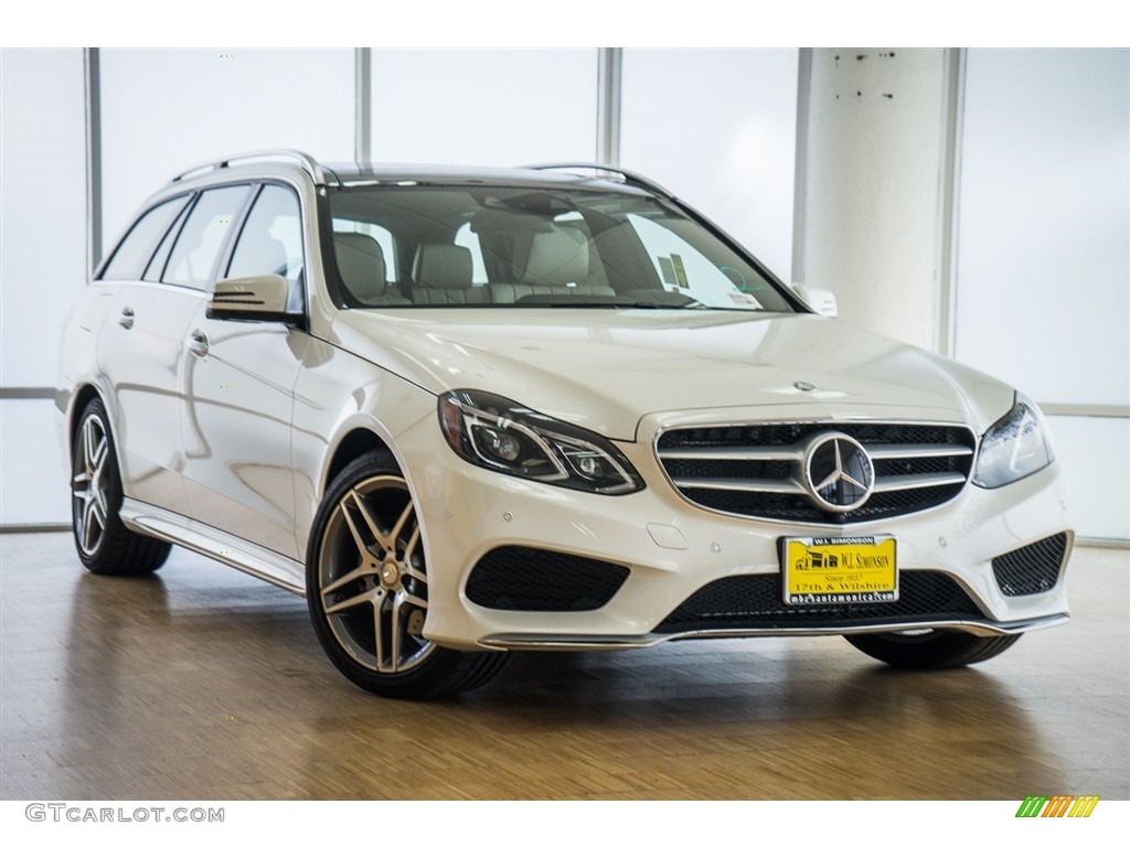 2016 E 350 4Matic Wagon - designo Diamond White Metallic / Silk Beige/Espresso Brown photo #12