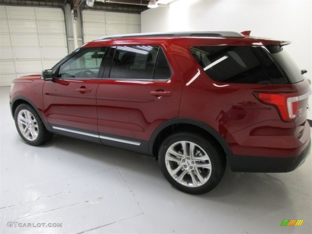 2016 Explorer XLT - Ruby Red Metallic Tri-Coat / Medium Light Camel photo #7