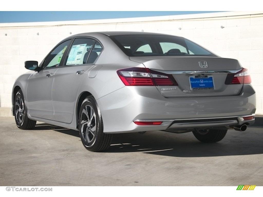 2016 Accord LX Sedan - Lunar Silver Metallic / Black photo #2