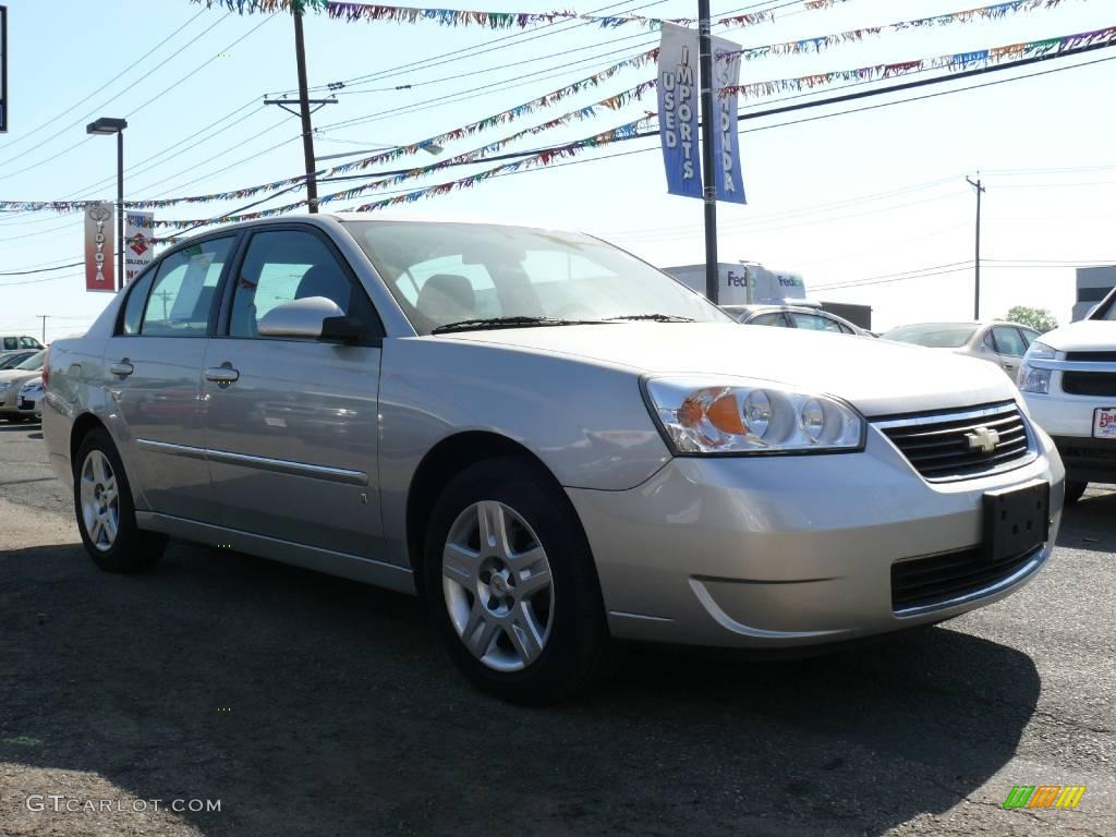 2006 Malibu LT V6 Sedan - Silverstone Metallic / Ebony Black photo #3