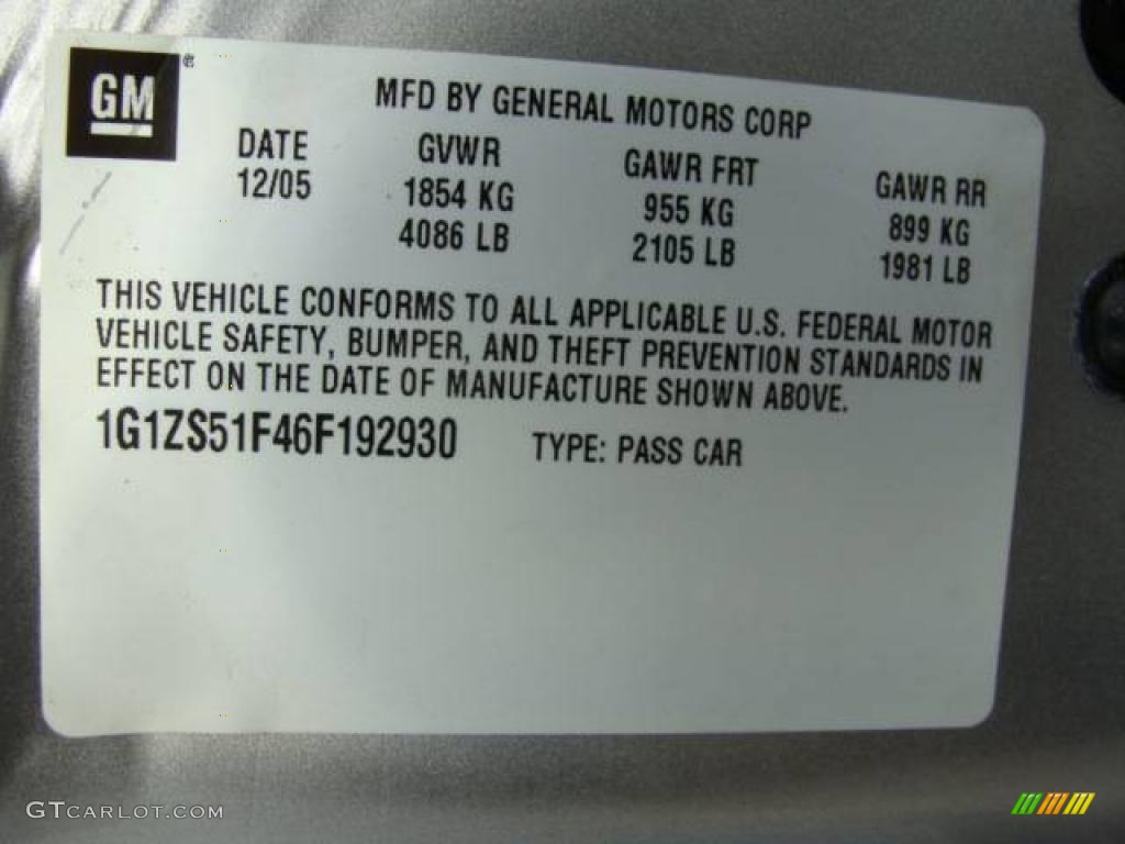 2006 Malibu LS Sedan - Silverstone Metallic / Titanium Gray photo #15