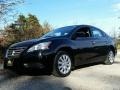 2014 Super Black Nissan Sentra SV  photo #1