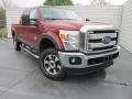 Ruby Red Metallic 2016 Ford F250 Super Duty Lariat Crew Cab 4x4 Exterior