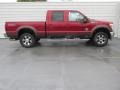 Ruby Red Metallic 2016 Ford F250 Super Duty Lariat Crew Cab 4x4 Exterior