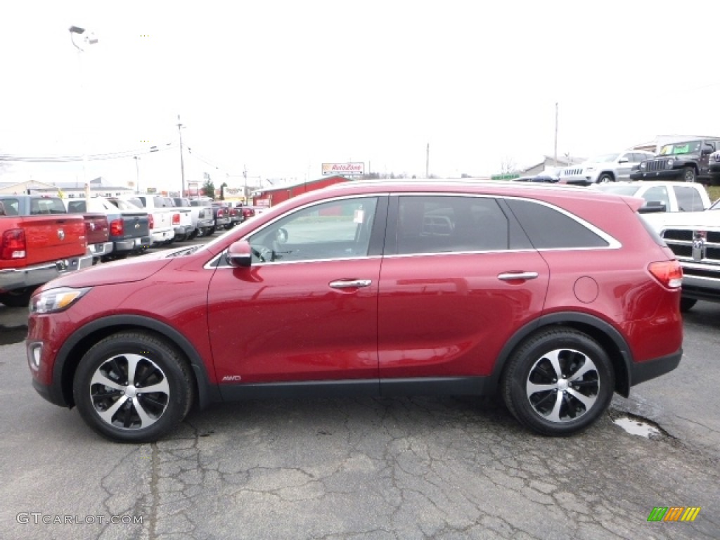 Remington Red 2016 Kia Sorento EX AWD Exterior Photo #111491725