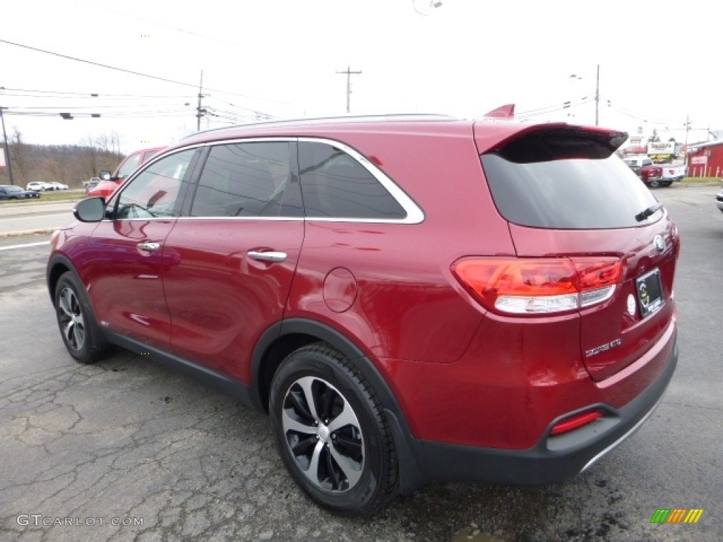 2016 Sorento EX AWD - Remington Red / Dark Gray photo #5