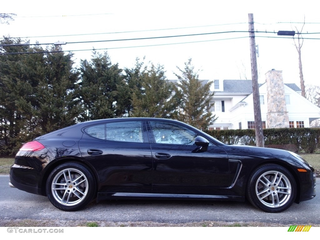 2016 Panamera 4 Edition - Jet Black Metallic / Black/Luxor Beige photo #8