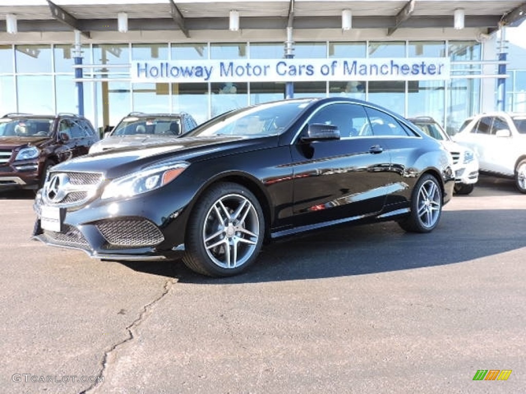 2016 E 400 4Matic Coupe - Black / Black photo #1