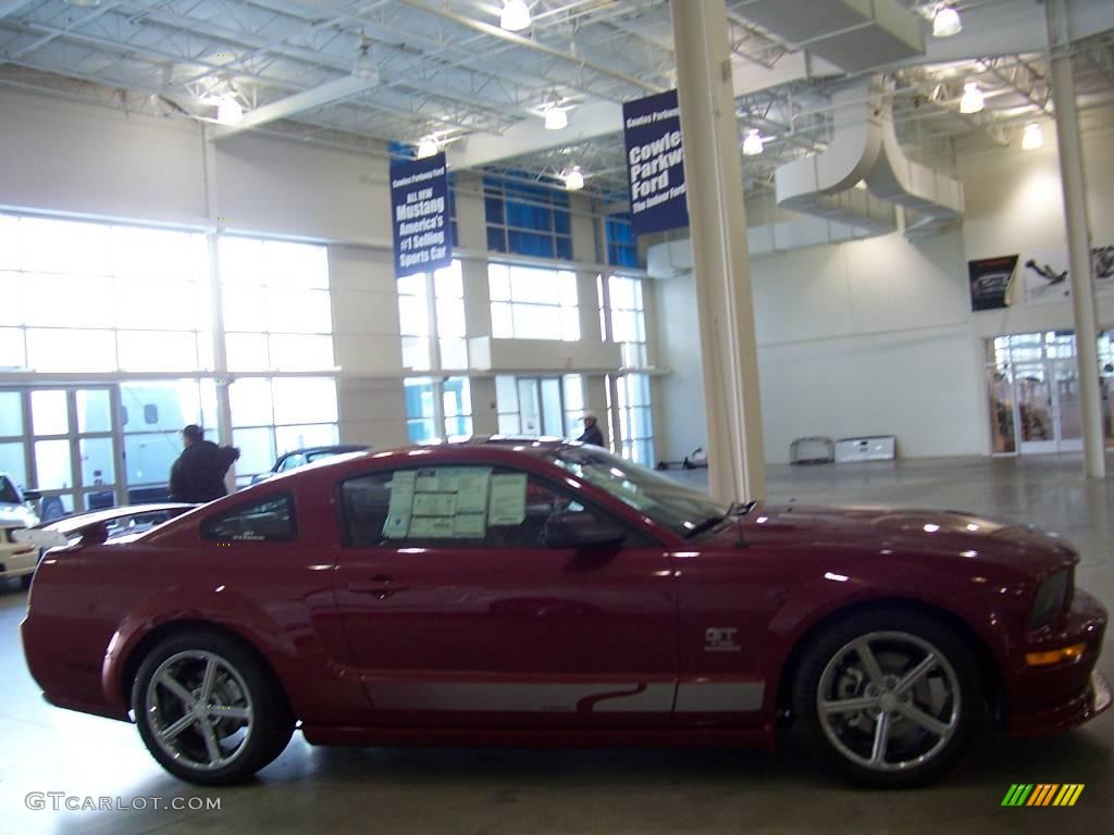 2008 Mustang Steeda GT Premium Coupe - Dark Candy Apple Red / Dark Charcoal photo #11
