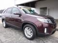 2014 Dark Cherry Kia Sorento LX  photo #9