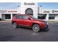2016 Deep Cherry Red Crystal Pearl Jeep Compass Latitude  photo #1