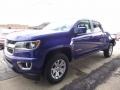 2016 Laser Blue Chevrolet Colorado LT Crew Cab 4x4  photo #6