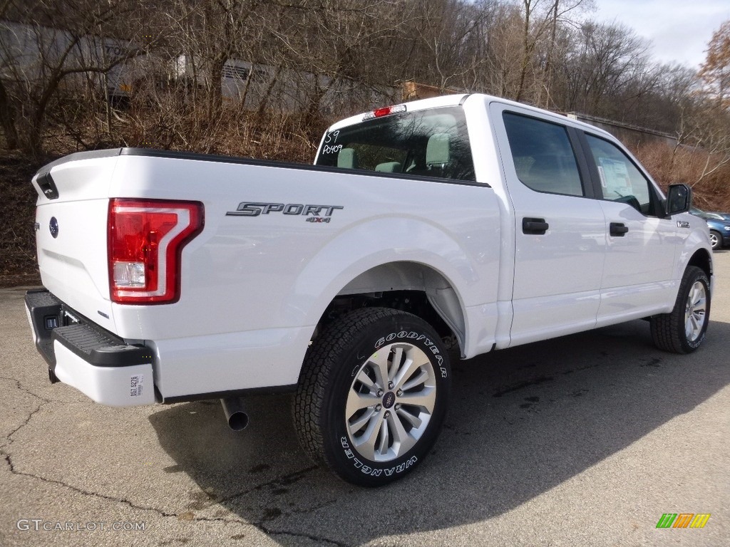 2016 F150 XL SuperCrew 4x4 - Oxford White / Black photo #2