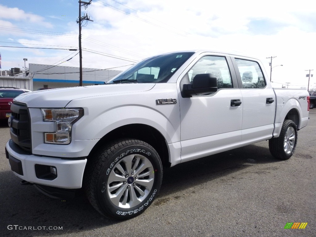 2016 F150 XL SuperCrew 4x4 - Oxford White / Black photo #7