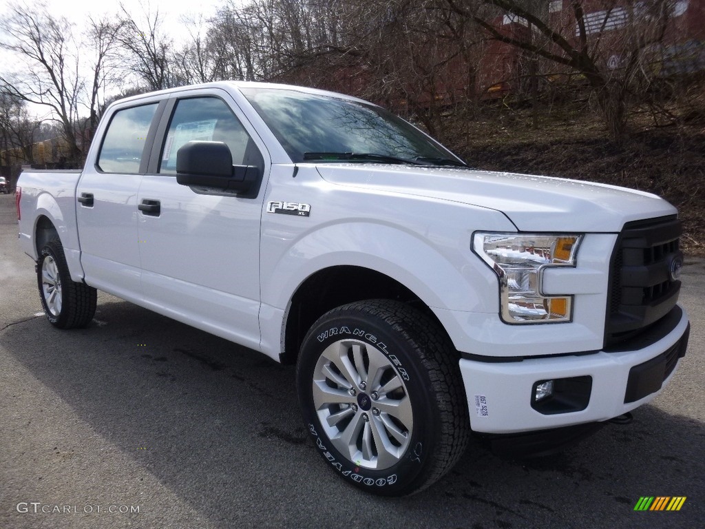 2016 F150 XL SuperCrew 4x4 - Oxford White / Black photo #9
