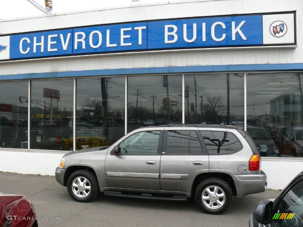 2005 Envoy SLT 4x4 - Steel Grey Metallic / Light Gray photo #1