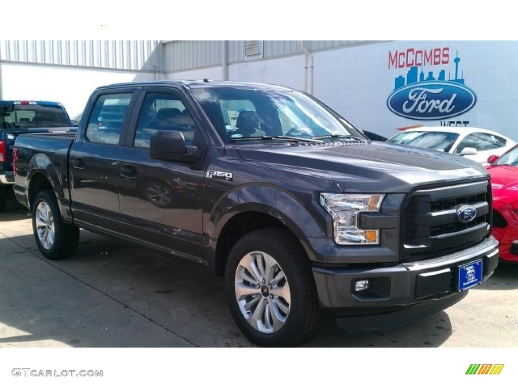 2016 F150 XL SuperCrew - Magnetic / Medium Earth Gray photo #1