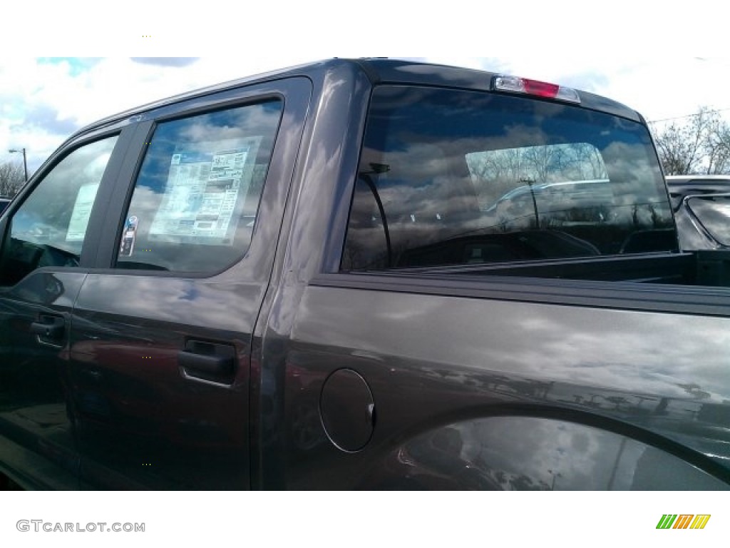 2016 F150 XL SuperCrew - Magnetic / Medium Earth Gray photo #8