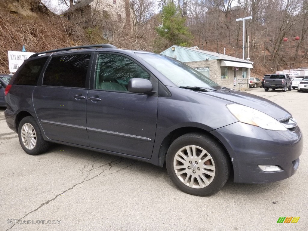 2007 Sienna XLE AWD - Slate Gray Metallic / Stone photo #1