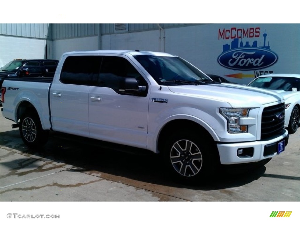 2016 F150 XLT SuperCrew - Oxford White / Black photo #1