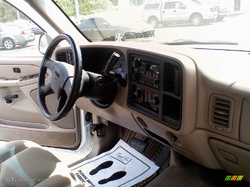 2005 Sierra 1500 SLE Regular Cab 4x4 - Summit White / Neutral photo #7