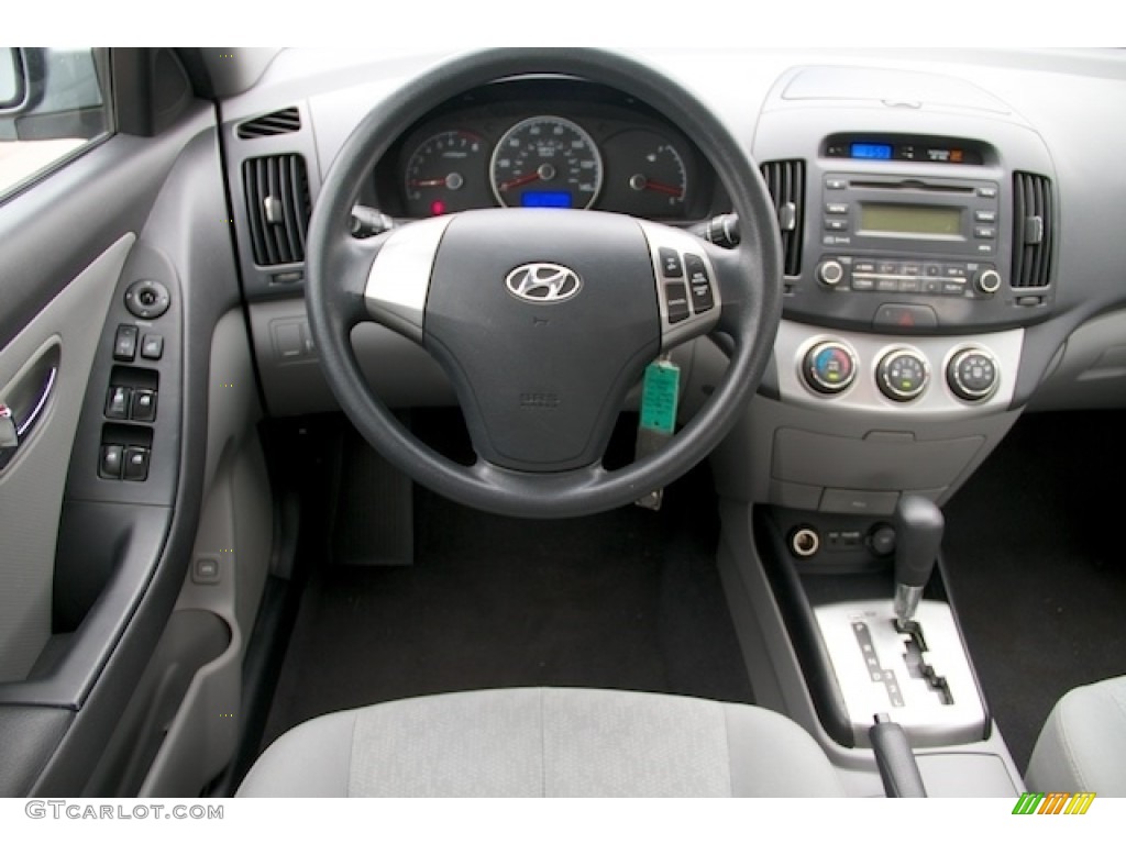 2010 Elantra GLS - Carbon Gray Mist / Gray photo #5