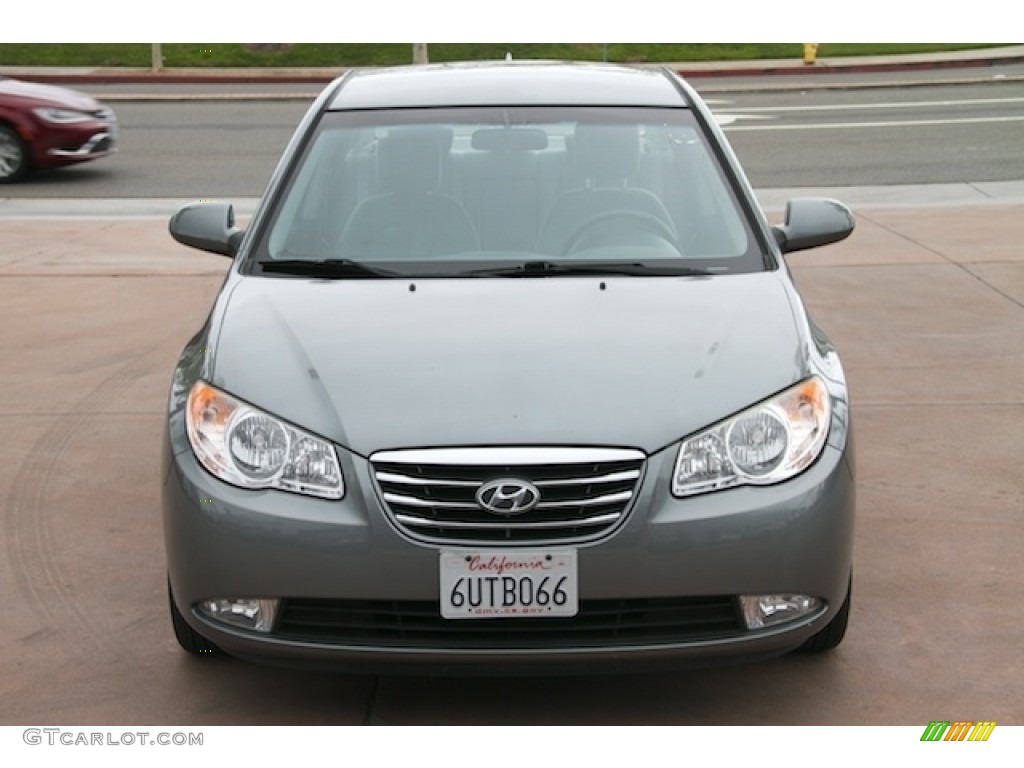 2010 Elantra GLS - Carbon Gray Mist / Gray photo #7