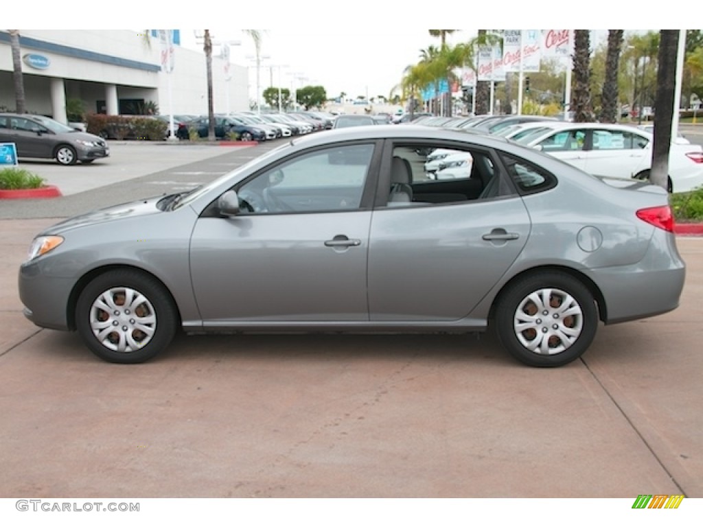 2010 Elantra GLS - Carbon Gray Mist / Gray photo #9
