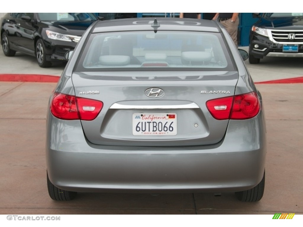 2010 Elantra GLS - Carbon Gray Mist / Gray photo #10