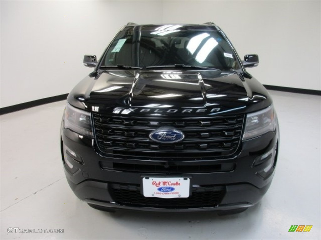 2016 Explorer Sport 4WD - Shadow Black / Ebony Black photo #3