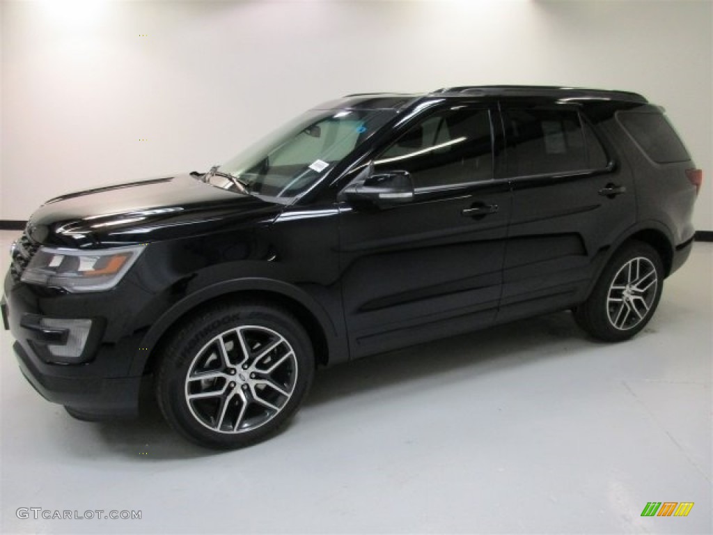 2016 Explorer Sport 4WD - Shadow Black / Ebony Black photo #5