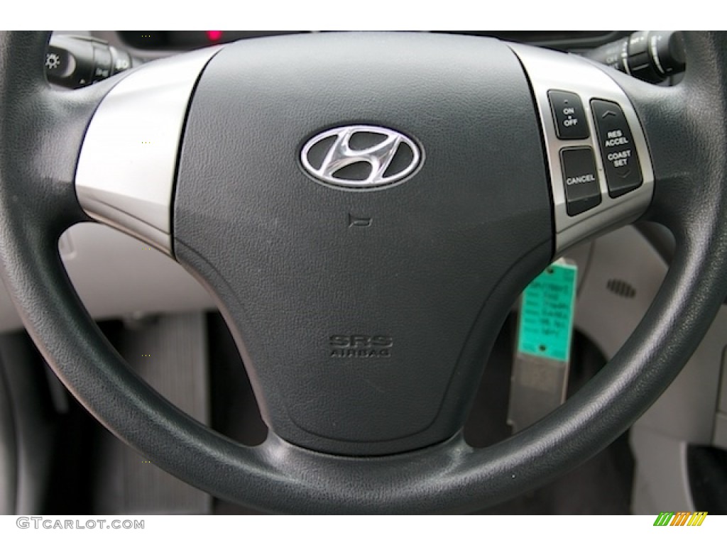 2010 Elantra GLS - Carbon Gray Mist / Gray photo #13