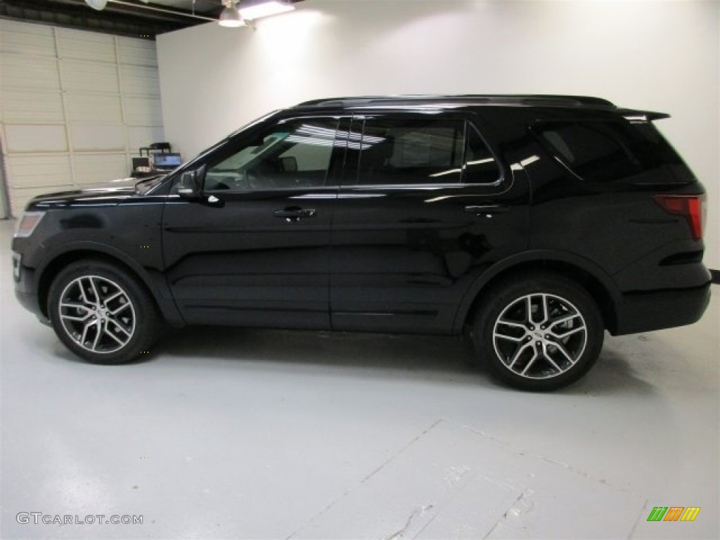 2016 Explorer Sport 4WD - Shadow Black / Ebony Black photo #6