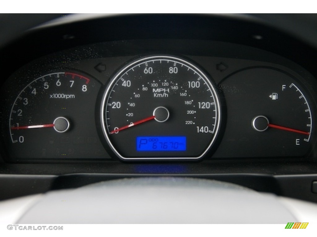 2010 Elantra GLS - Carbon Gray Mist / Gray photo #20