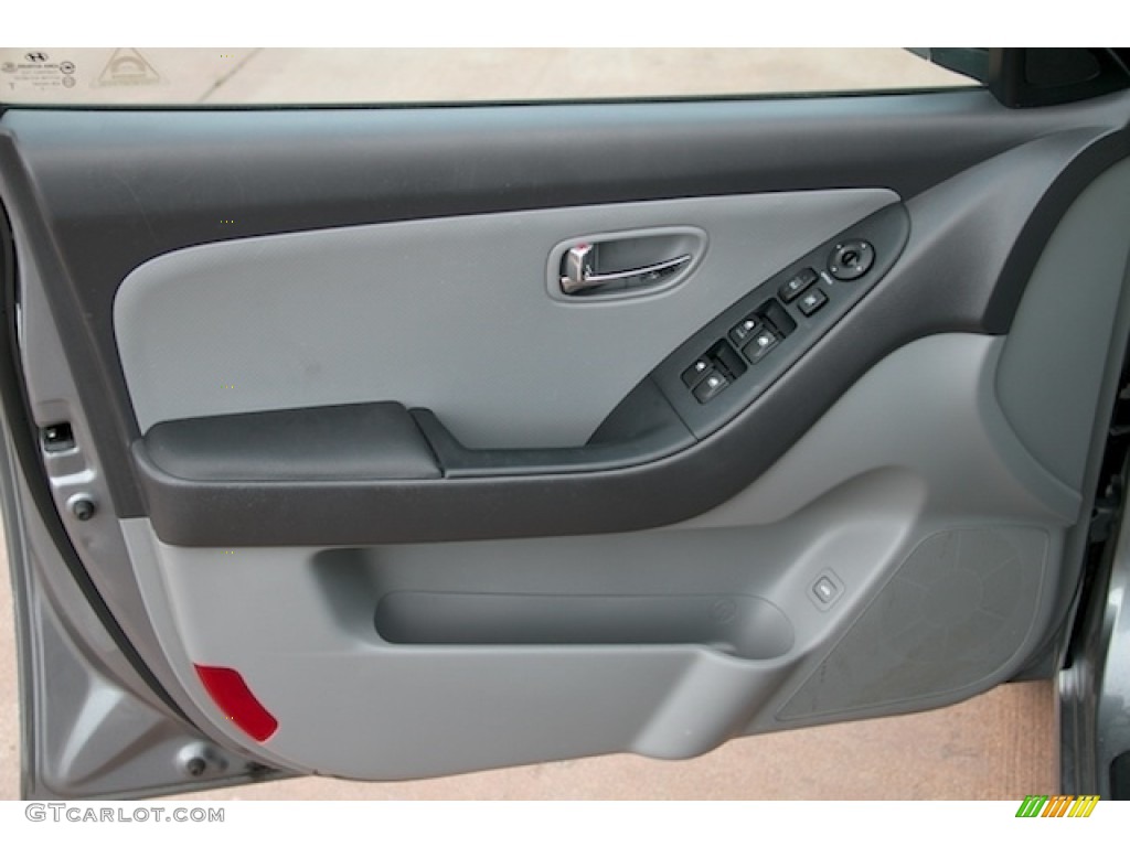 2010 Elantra GLS - Carbon Gray Mist / Gray photo #21