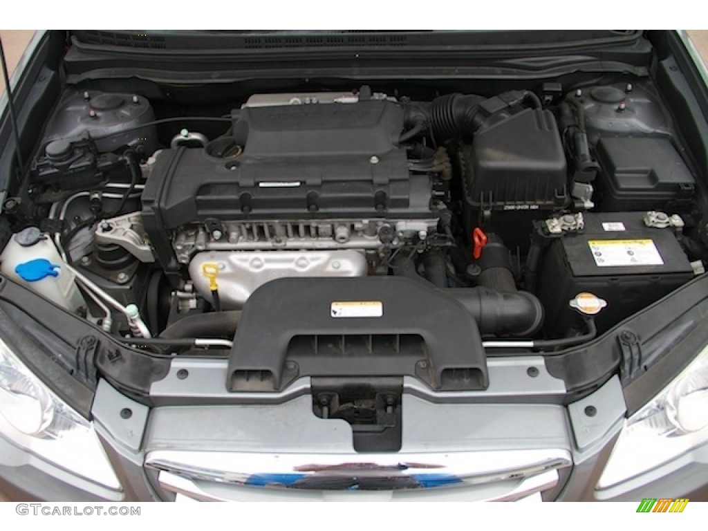 2010 Elantra GLS - Carbon Gray Mist / Gray photo #25