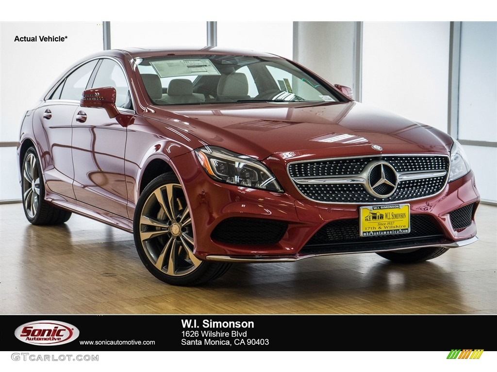 designo Cardinal Red Metallic Mercedes-Benz CLS