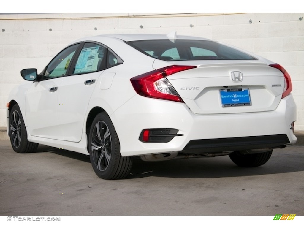 2016 Civic Touring Sedan - White Orchid Pearl / Ivory photo #2