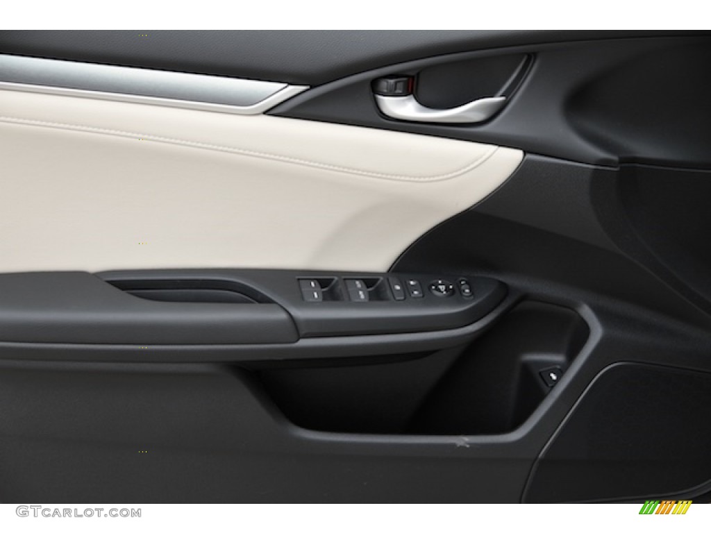 2016 Civic Touring Sedan - White Orchid Pearl / Ivory photo #8