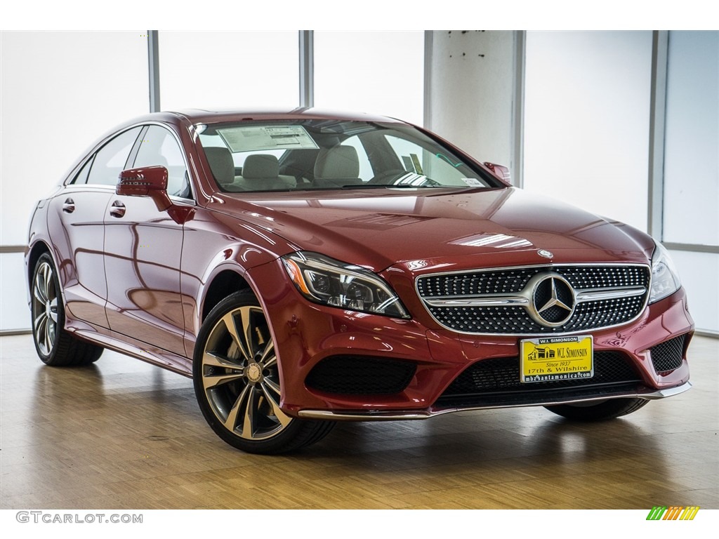 designo Cardinal Red Metallic 2016 Mercedes-Benz CLS 550 Coupe Exterior Photo #111508985